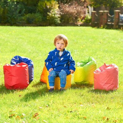 Petits poufs imperméables (6 pièces)