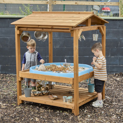 Super cabane activités pour bac d’exploration Tuff Tray