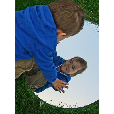 Miroir extérieur rond 60cm