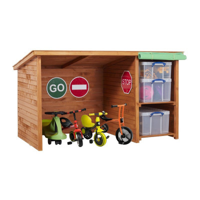 Abri à vélos avec rangement
