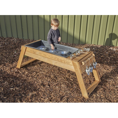 Console chic et bac jeu d'eau