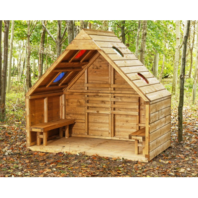 Grande cabane ouverte
