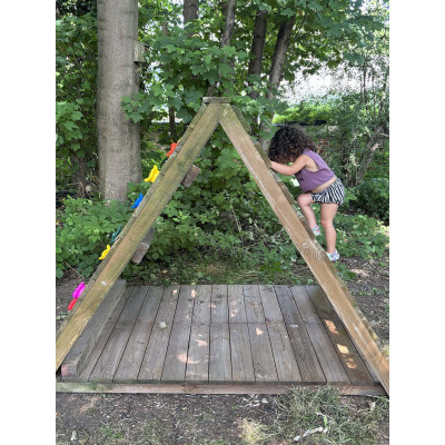 Mini mur d'escalade