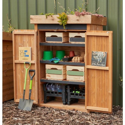 Armoire avec toit végétalisé