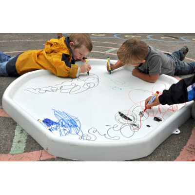 Bac d’exploration sensoriel 95 cm Tuff Tray blanc