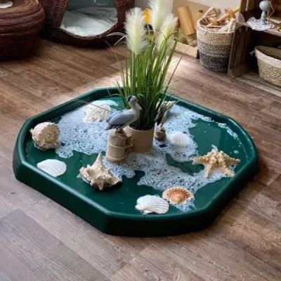 Bac d’exploration sensoriel 95 cm Tuff Tray  vert forêt