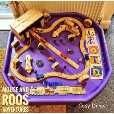 Bac d’exploration sensoriel 95 cm Tuff Tray violet