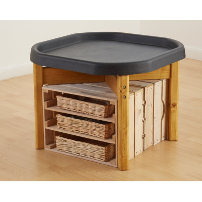 Support en bois pour bac d’exploration sensoriel Mini Tuff Tray 70 cm