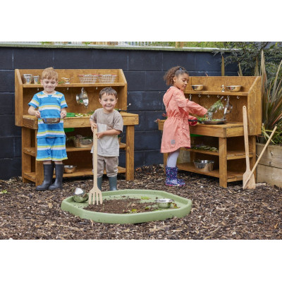 Bac d’exploration sensoriel 95 cm Tuff Tray vert pâle