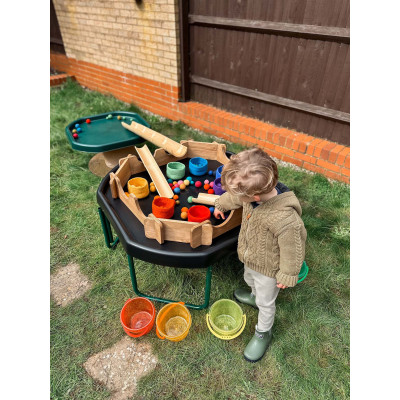Bac d’exploration sensoriel 95 cm Tuff Tray noir