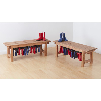 Banc et rangement botte de pluie (2 pièces)