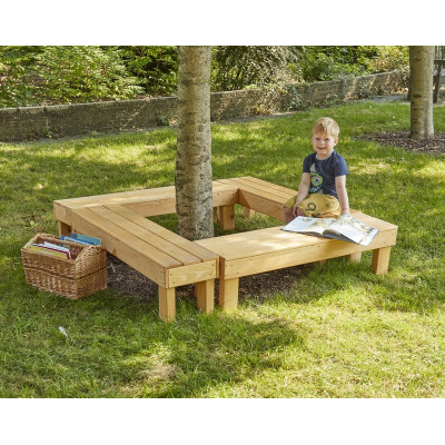Ensemble de bancs (4 pièces)
