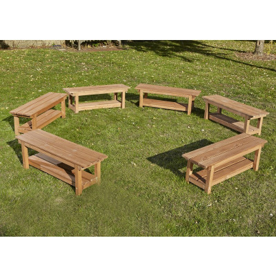 Ensemble de 6 bancs